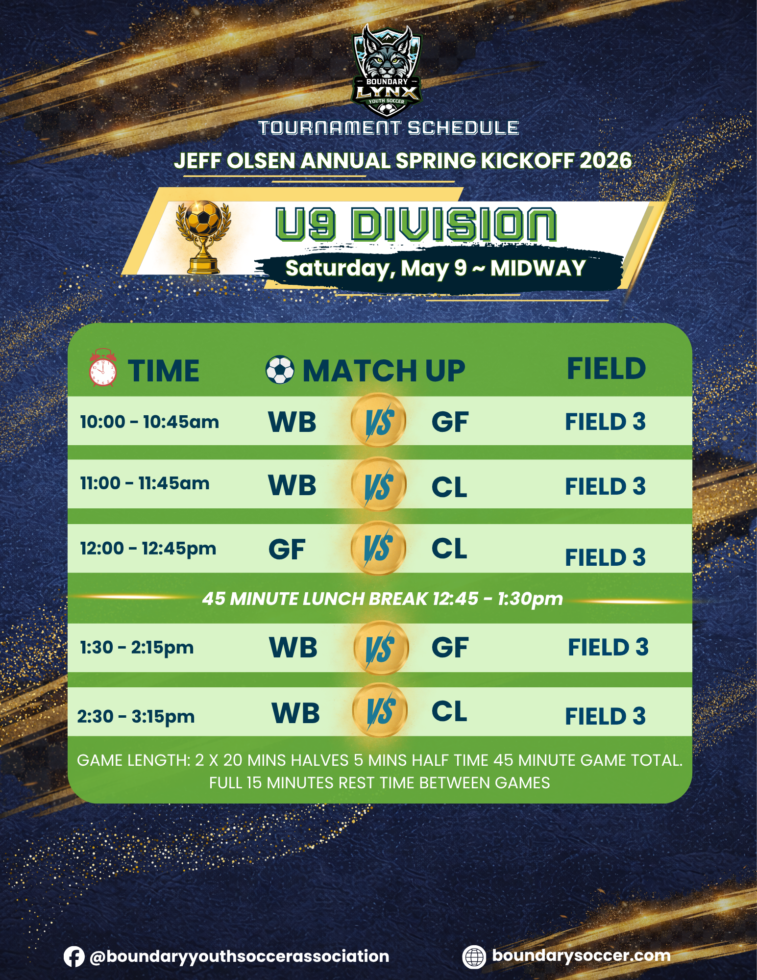 U9 Opening Tournament